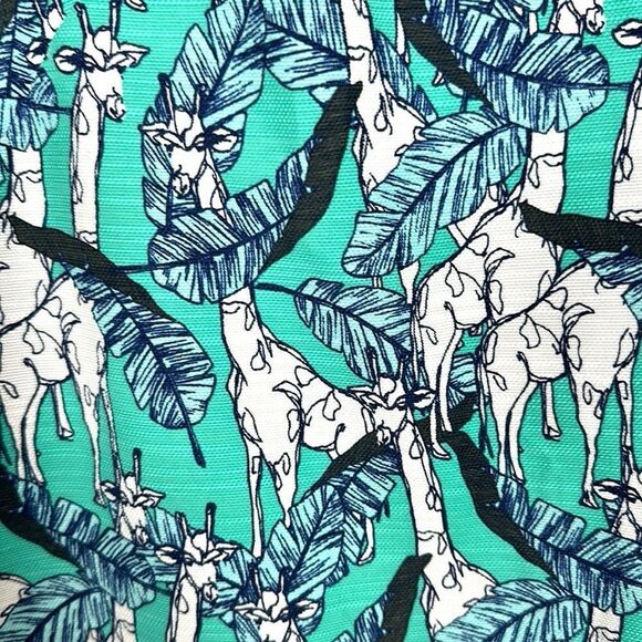 NWOT Talbots Giraffe Jungle Print Cotton Sleeveless Shift Dress 12 - Picture 10 of 13